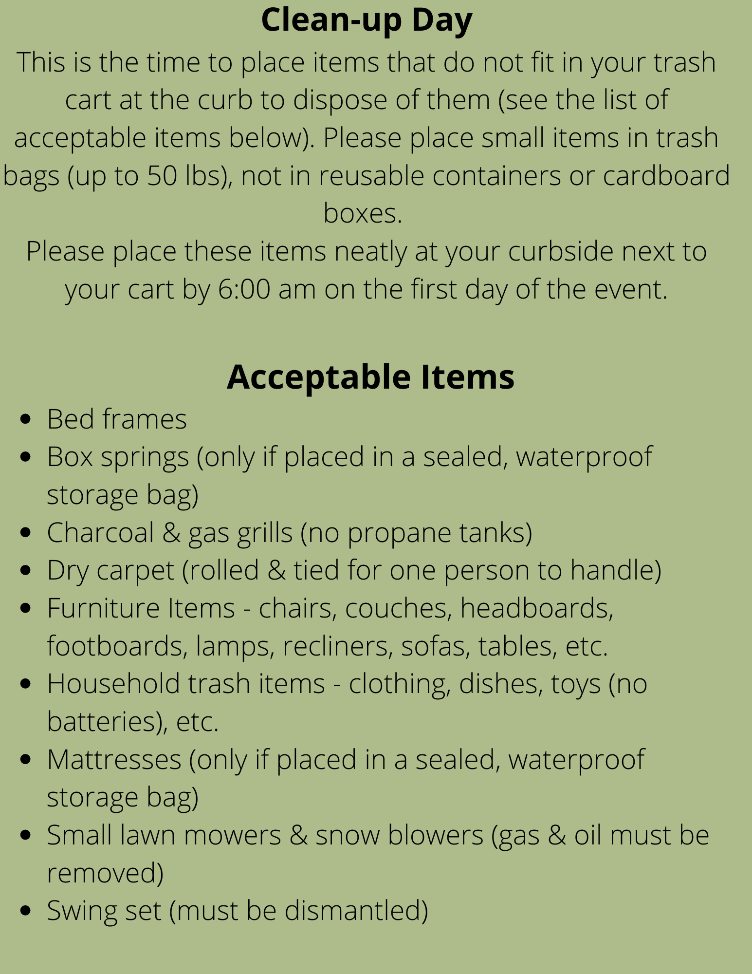 Spring Clean Up 2